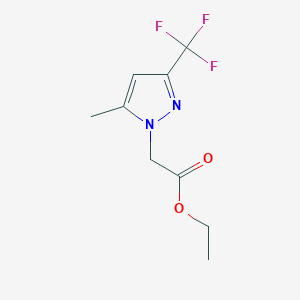 ethyl [5-methyl-3-(trifluoromethyl)-1H-pyrazol-1-yl]acetate