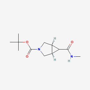 molecular formula C12H20N2O3 B13485874 rac-tert-butyl (1R,5S,6R)-6-(methylcarbamoyl)-3-azabicyclo[3.1.0]hexane-3-carboxylate 