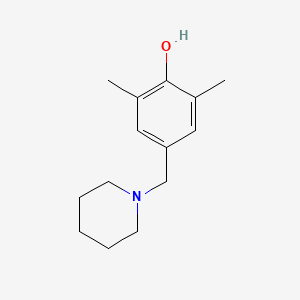 2,6-Dimethyl-4-(piperidin-1-ylmethyl)phenol