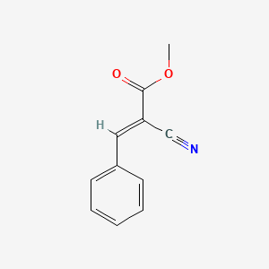 molecular formula C11H9NO2 B1348596 Methyl alpha-cyanocinnamate CAS No. 3695-84-9