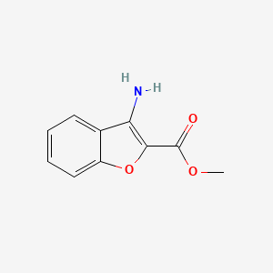 molecular formula C10H9NO3 B1348597 Methyl 3-amino-2-benzo[b]furancarboxylate CAS No. 57805-85-3