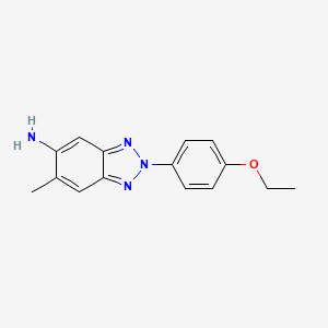 2-(4-Ethoxy-phenyl)-6-methyl-2H-benzotriazol-5-ylamine