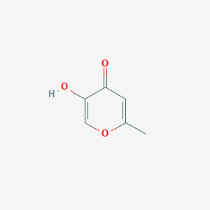 molecular formula C6H6O3 B134861 5-羟基-2-甲基-4H-吡喃-4-酮 CAS No. 644-46-2