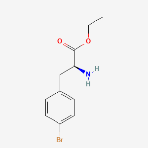 molecular formula C11H14BrNO2 B13486110 (S)-2-Amino-3-(4-bromophenyl)propionicacidethylester CAS No. 247566-38-7
