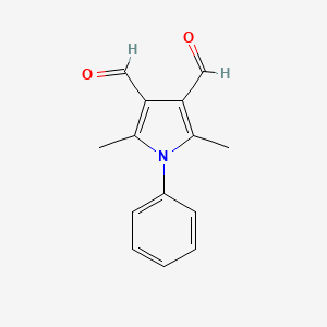 2,5-dimethyl-1-phenyl-1H-pyrrole-3,4-dicarbaldehyde