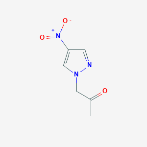 molecular formula C6H7N3O3 B1348622 1-(4-nitro-1H-pyrazol-1-yl)propan-2-one CAS No. 32407-65-1