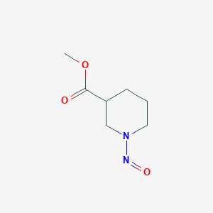 molecular formula C7H12N2O3 B13486240 Methyl 1-nitrosopiperidine-3-carboxylate 