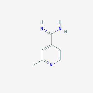 molecular formula C7H9N3 B13486305 2-Methylpyridine-4-carboximidamide 