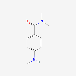 molecular formula C10H14N2O B13486340 N,N-dimethyl-4-(methylamino)benzamide 