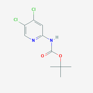 molecular formula C10H12Cl2N2O2 B13486387 tert-butyl N-(4,5-dichloropyridin-2-yl)carbamate 