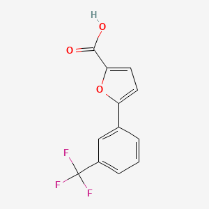 molecular formula C12H7F3O3 B1348639 5-(3-(Trifluoromethyl)phenyl)furan-2-carboxylic acid CAS No. 54022-99-0