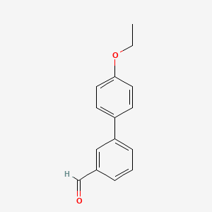 molecular formula C15H14O2 B13486465 3-(4-Ethoxyphenyl)benzaldehyde 