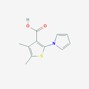 4,5-dimethyl-2-(1H-pyrrol-1-yl)thiophene-3-carboxylic acid
