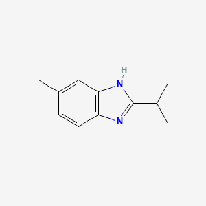 molecular formula C11H14N2 B1348655 2-Isopropyl-5-methyl-1H-benzimidazole CAS No. 4887-90-5