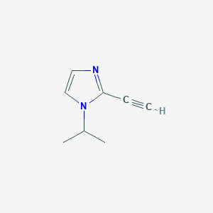 molecular formula C8H10N2 B13486584 2-ethynyl-1-(propan-2-yl)-1H-imidazole 