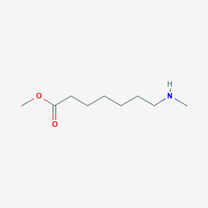 molecular formula C9H19NO2 B13486649 Methyl 7-(methylamino)heptanoate 