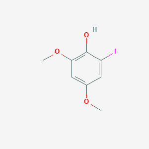 molecular formula C8H9IO3 B13486669 2-Iodo-4,6-dimethoxyphenol 