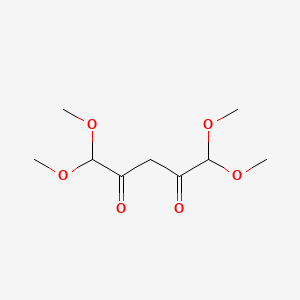 molecular formula C9H16O6 B13486851 1,1,5,5-Tetramethoxypentane-2,4-dione 