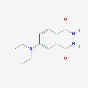 molecular formula C12H15N3O2 B1348697 6-(Diethylamino)-2,3-dihydrophthalazine-1,4-dione CAS No. 29415-71-2