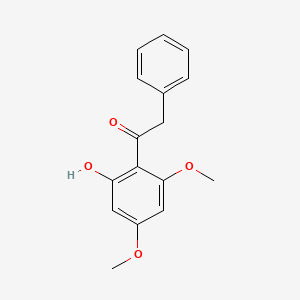 molecular formula C16H16O4 B1348700 1-(2-Hydroxy-4,6-dimethoxyphenyl)-2-phenylethanone CAS No. 39604-66-5