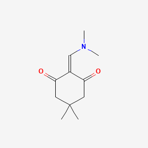 molecular formula C11H17NO2 B1348703 2-((Dimethylamino)methylene)-5,5-dimethylcyclohexane-1,3-dione CAS No. 75039-59-7