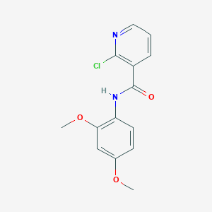 molecular formula C14H13ClN2O3 B1348707 2-Chloro-N-(2,4-dimethoxyphenyl)nicotinamide CAS No. 158094-17-8