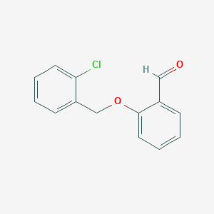 molecular formula C14H11ClO2 B1348712 2-(2-Chlorobenzyloxy)benzaldehyde CAS No. 53389-99-4