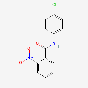 molecular formula C13H9ClN2O3 B1348716 N-(4-chlorophenyl)-2-nitrobenzamide CAS No. 41562-57-6