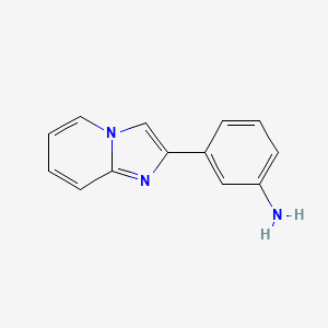 molecular formula C13H11N3 B1348721 3-Imidazo[1,2-a]pyridin-2-yl-phenylamine CAS No. 313231-71-9