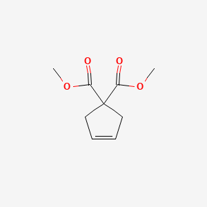 molecular formula C9H12O4 B1348728 Dimethyl 3-cyclopentene-1,1-dicarboxylate CAS No. 84646-68-4