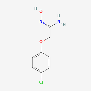 molecular formula C8H9ClN2O2 B1348740 (Z)-2-(4-chlorophenoxy)-N'-hydroxyacetimidamide 