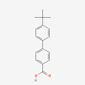 molecular formula C17H18O2 B1348752 4-(4-tert-Butylphenyl)benzoic Acid CAS No. 5748-42-5