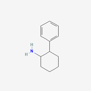 molecular formula C12H17N B1348759 Cyclohexanamine, 2-phenyl- CAS No. 17293-45-7