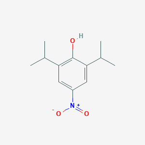 molecular formula C12H17NO3 B134876 2,6-Diisopropyl-4-nitrophenol CAS No. 1576-14-3