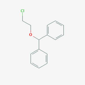 molecular formula C15H15ClO B134878 Benzhydryl 2-chloroethyl ether CAS No. 32669-06-0