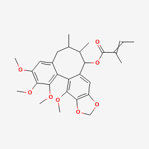 molecular formula C28H34O8 B1348783 Heteroclitin B CAS No. 140461-47-8
