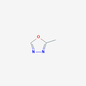molecular formula C3H4N2O B1348784 2-Methyl-1,3,4-oxadiazole CAS No. 3451-51-2