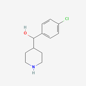 molecular formula C12H16ClNO B1348785 (4-Chlorophenyl)(4-piperidinyl)methanol CAS No. 36938-75-7