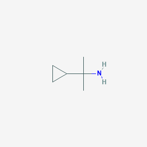 molecular formula C6H13N B1348786 2-Cyclopropylpropan-2-amine CAS No. 172947-13-6