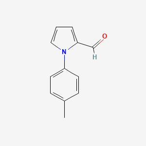 molecular formula C12H11NO B1348797 1-(4-Methylphenyl)-1H-pyrrole-2-carbaldehyde CAS No. 30186-38-0