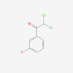 molecular formula C8H5Cl2FO B134880 2,2-Dichloro-1-(3-fluorophenyl)ethan-1-one CAS No. 127728-55-6
