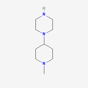 molecular formula C10H21N3 B1348802 1-(1-甲基-4-哌啶基)哌嗪 CAS No. 23995-88-2