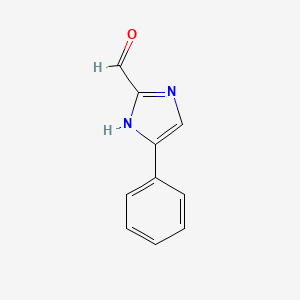 molecular formula C10H8N2O B1348808 5-Phenyl-1H-imidazole-2-carbaldehyde CAS No. 56248-10-3