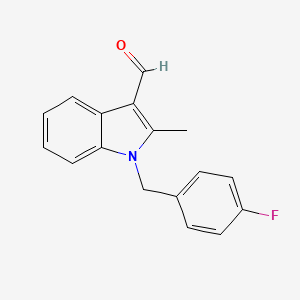 1-(4-Fluorobenzyl)-2-methyl-1H-indole-3-carbaldehyde