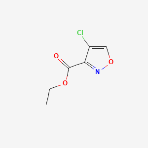 molecular formula C6H6ClNO3 B13488246 Ethyl 4-chloro-1,2-oxazole-3-carboxylate 