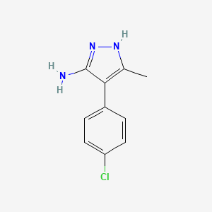 4-(4-chlorophenyl)-3-methyl-1H-pyrazol-5-amine