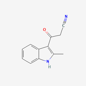 B1348860 3-(2-Methyl-1h-indol-3-yl)-3-oxopropanenitrile CAS No. 76397-72-3