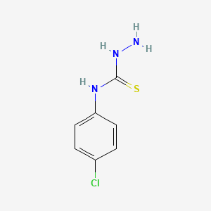 molecular formula C7H8ClN3S B1348862 N-(4-chlorophenyl)hydrazinecarbothioamide CAS No. 22814-92-2
