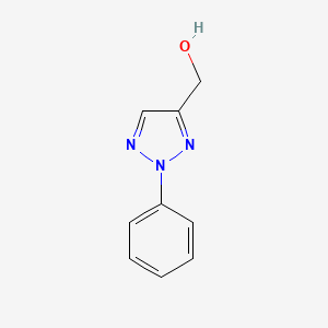 molecular formula C9H9N3O B1348865 (2-phenyl-2H-1,2,3-triazol-4-yl)methanol CAS No. 3359-24-8