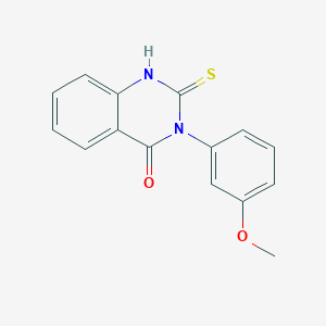 2-Mercapto-3-(3-methoxy-phenyl)-3h-quinazolin-4-one